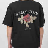 Babes Club Floral Boxy Tee
