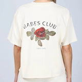 Babes Club Floral Boxy Tee