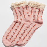 Free People Rosebud Waffle Ankle Sock