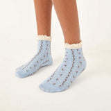 Free People Rosebud Waffle Ankle Sock