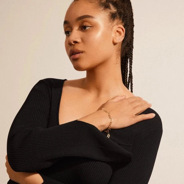 Kindness Recycled Cable Chain Bracelet