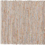 Leather Chindi Rug