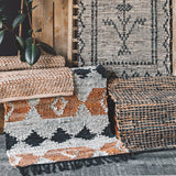Leather Chindi Rug