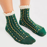 Free People Rosebud Waffle Ankle Sock