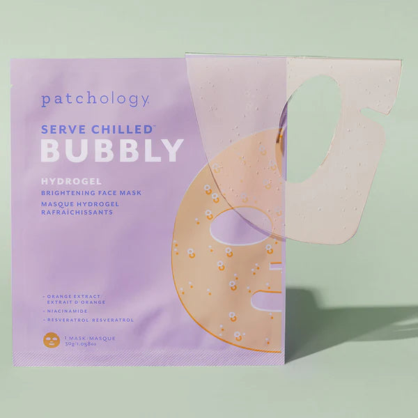 Serve Chilled Bubbly Hydrogel Mask