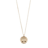 Double Sided Horoscope Necklace