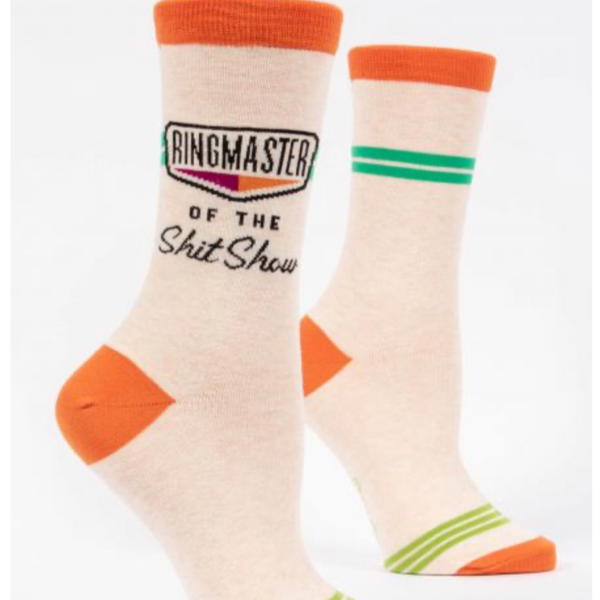 Ringmaster Of The Shitshow Crew Socks