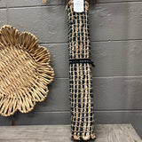 Leather Chindi Rug