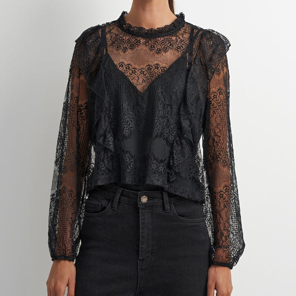 Angelica Lace Top