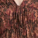 Harvest Floral Mesh Blouse
