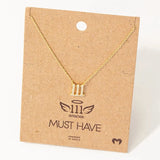 Angel Number Pendant Necklace