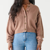 Penny Popcorn Stitch Cardigan