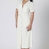 Una Utility Shirt Dress