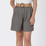 Ava Drapey Belted Short