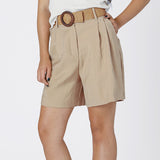 Ava Drapey Belted Short