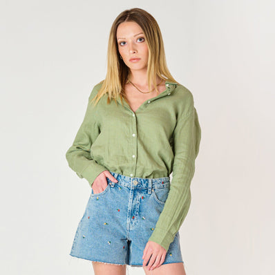 Celina Button Down Top