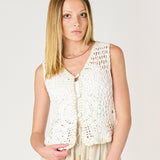 Laurel Crochet Vest