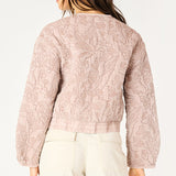 Fiona Floral Quilted Bomber Jacket