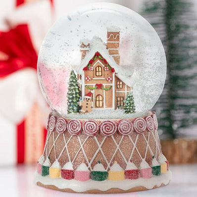 Gingerbread Snow Globe