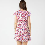 Berry Bouquet Mini Dress
