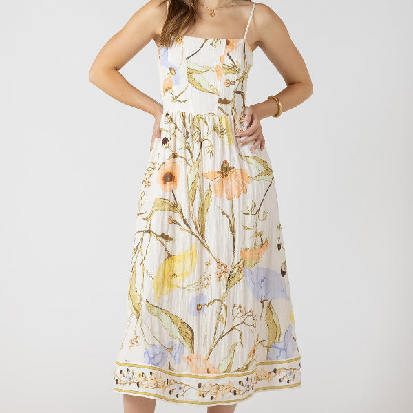 Maui Smocked Midi Dress