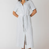 Iris Belted Shirtdress