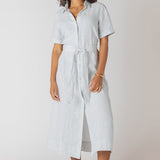 Iris Belted Shirtdress