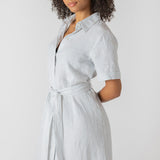 Iris Belted Shirtdress