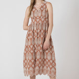 Wren Eyelet V-Neck Dress