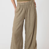 Lucille Linen Wide Leg Pant