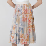 Flower Patch Pleated Skirt