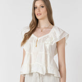 Mazy Ruffle Blouse