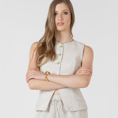 Valerie Button Up Vest