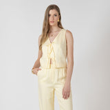 Jasmina Tie Front Top