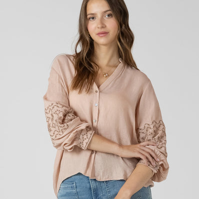 Ellory Embroidered Blouse