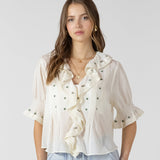 Rosie Ruffle Sleeve Blouse