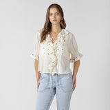 Rosie Ruffle Sleeve Blouse