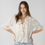 Rosie Ruffle Sleeve Blouse