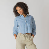 Hazel Lightweight Denim Shirt