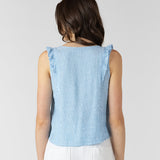 Kennedy Ruffle Detail Tank