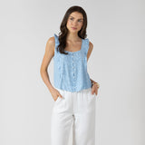 Kennedy Ruffle Detail Tank