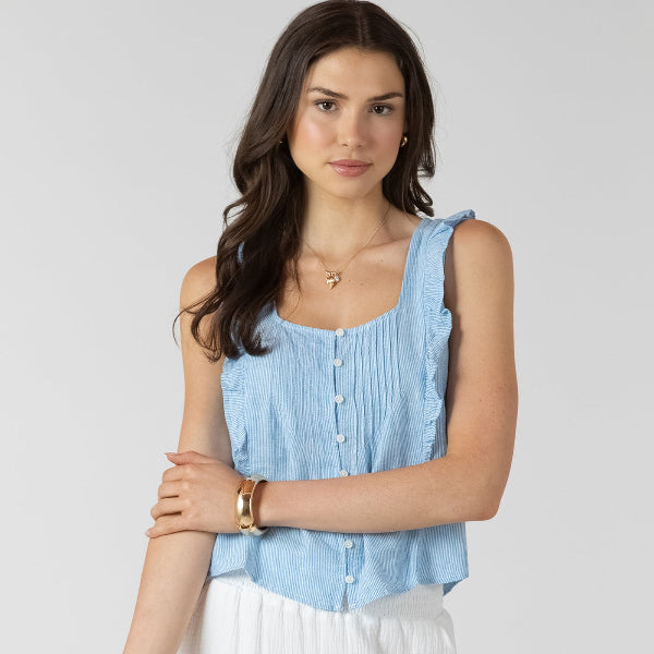Kennedy Ruffle Detail Tank