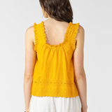 Sunflower Lace Trim Tank