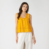 Sunflower Lace Trim Tank