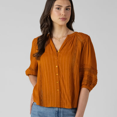 Goldie Pintuck Blouse