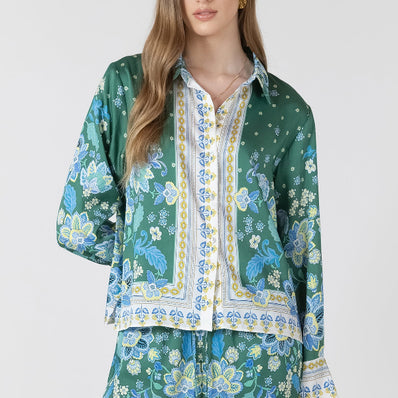 Elena Silky Blouse