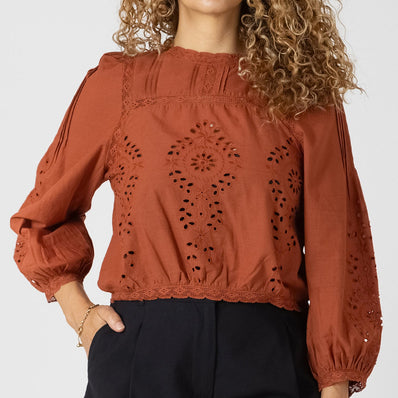 Lyla Lace Detail Blouse