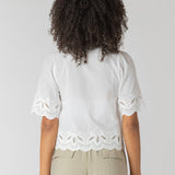 Dove Eyelet Blouse