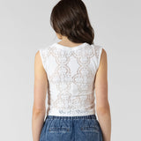 Luna Lace Cutout Tank