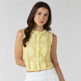 Luna Lace Cutout Tank